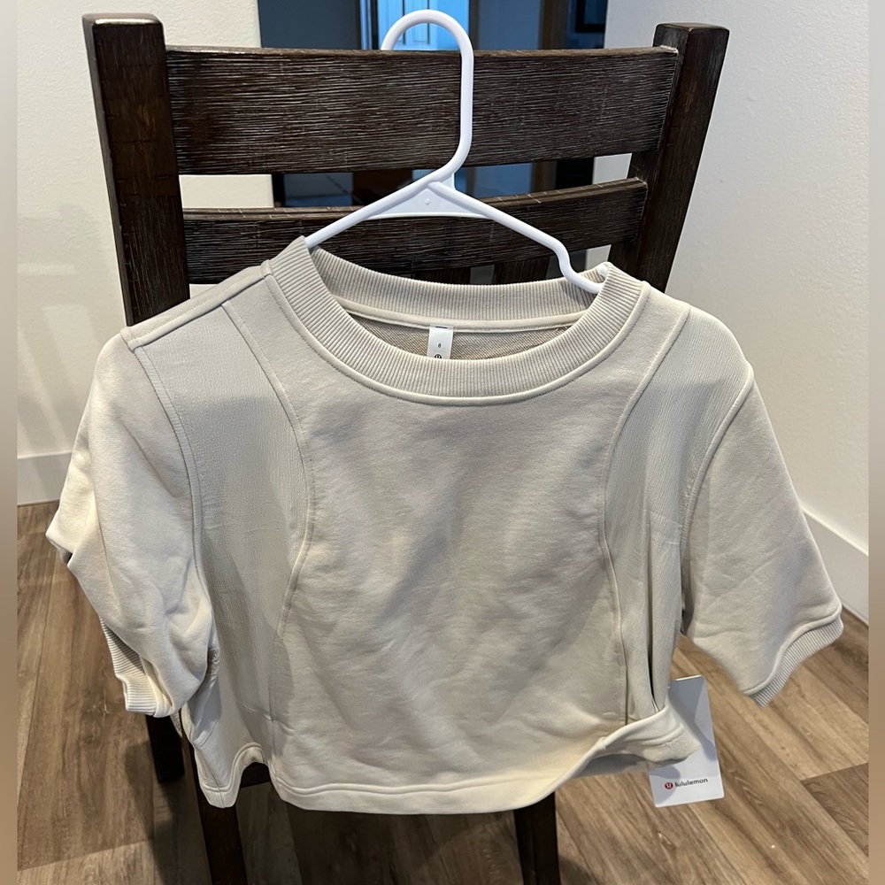 Lululemon Cotton French terry + swift tee